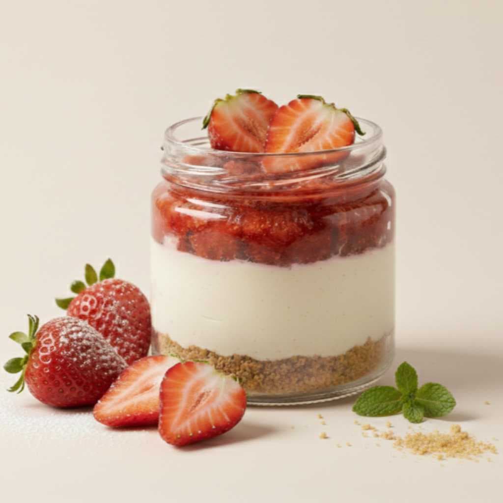 Strawberry Cheesecake Jar (V/GF)